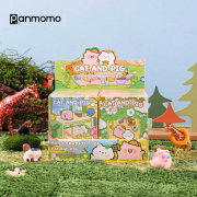 Cat and Pig A7 Pocket Notebook